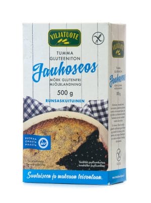 Tumma gluteeniton jauhoseos