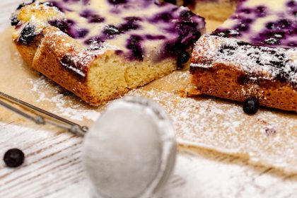 Gluteeniton Mustikkapiirakka
