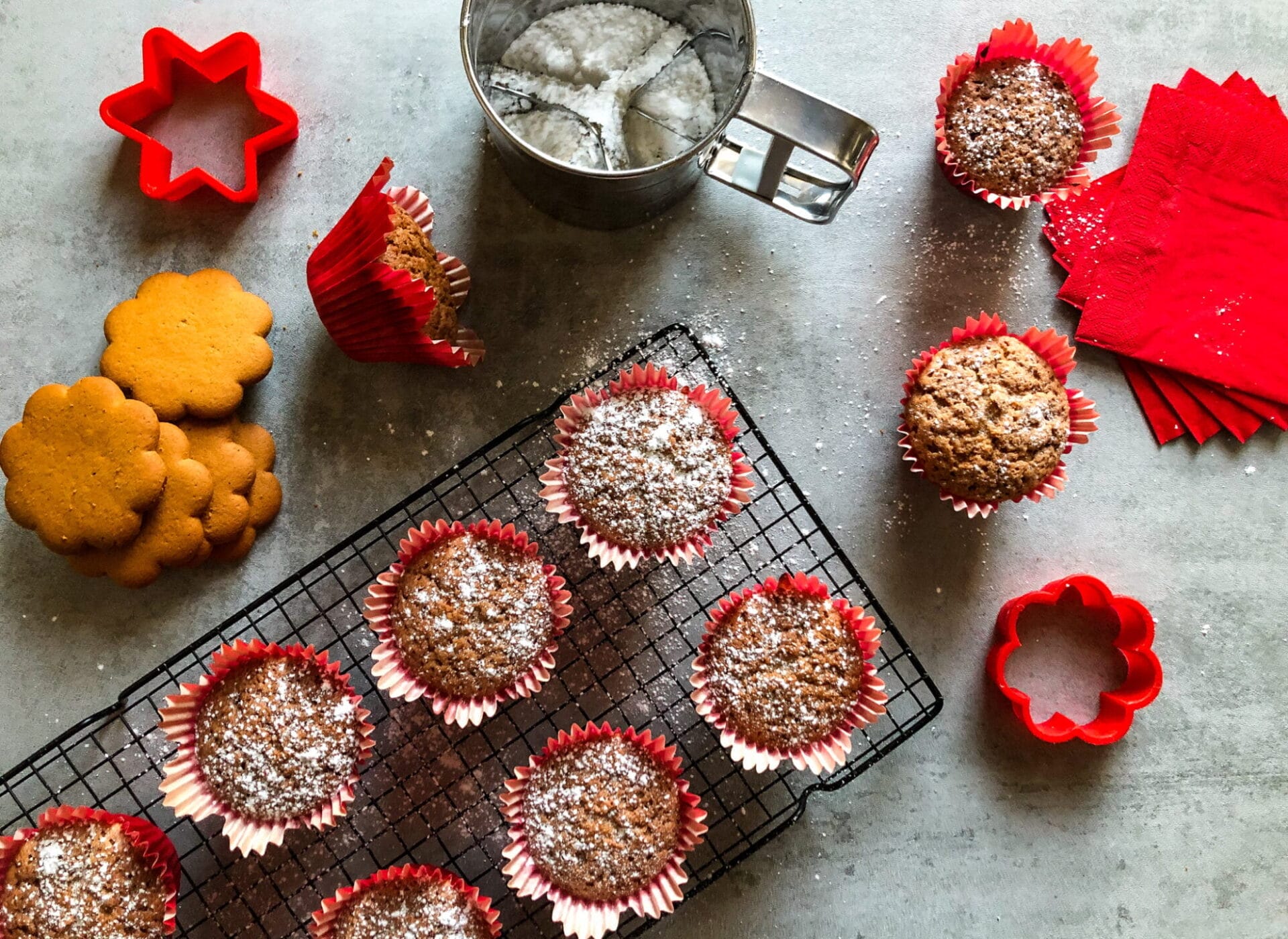 Gluteenittomat Piparkakkumuffinsit