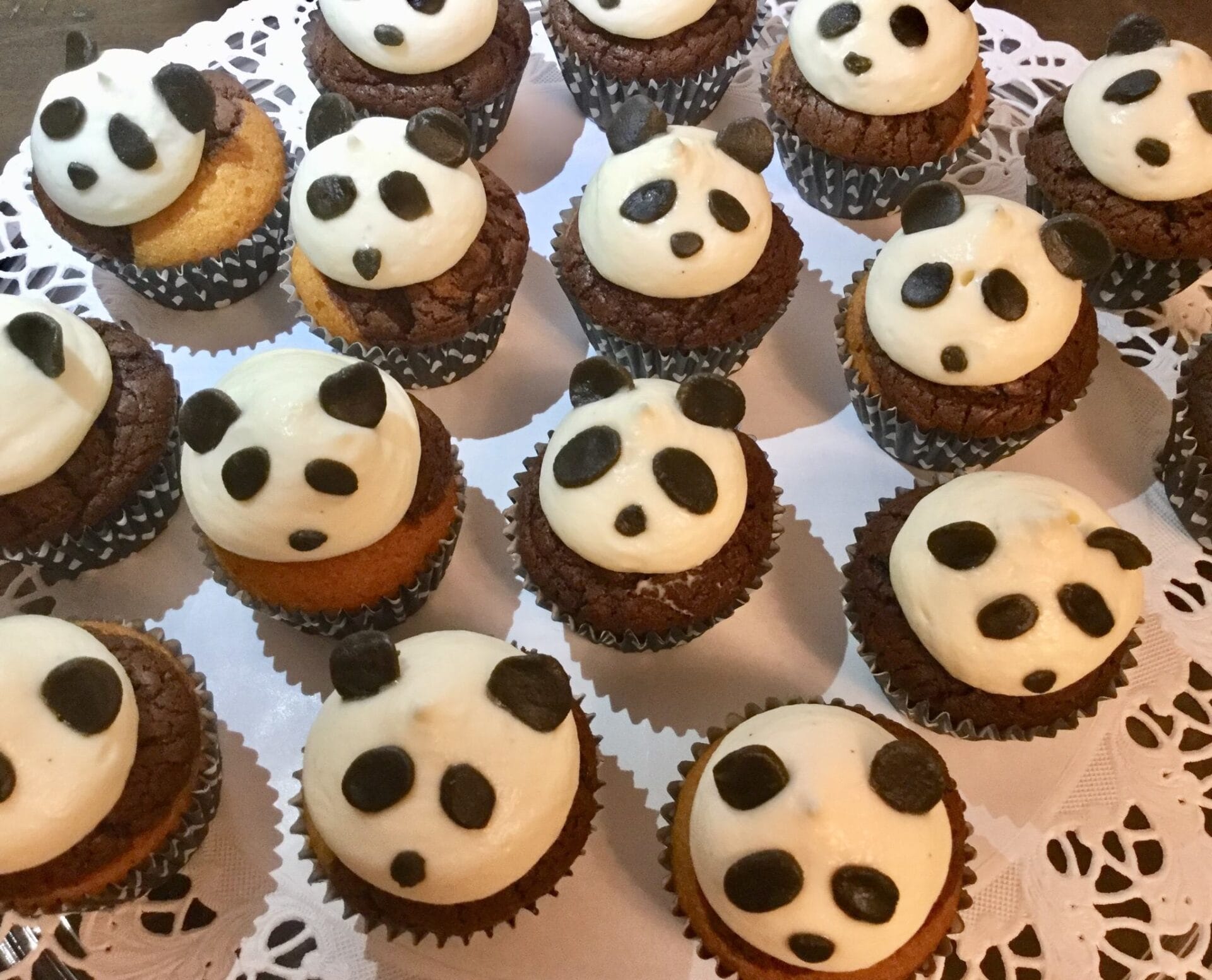 Gluteenittomat Panda-muffinssit