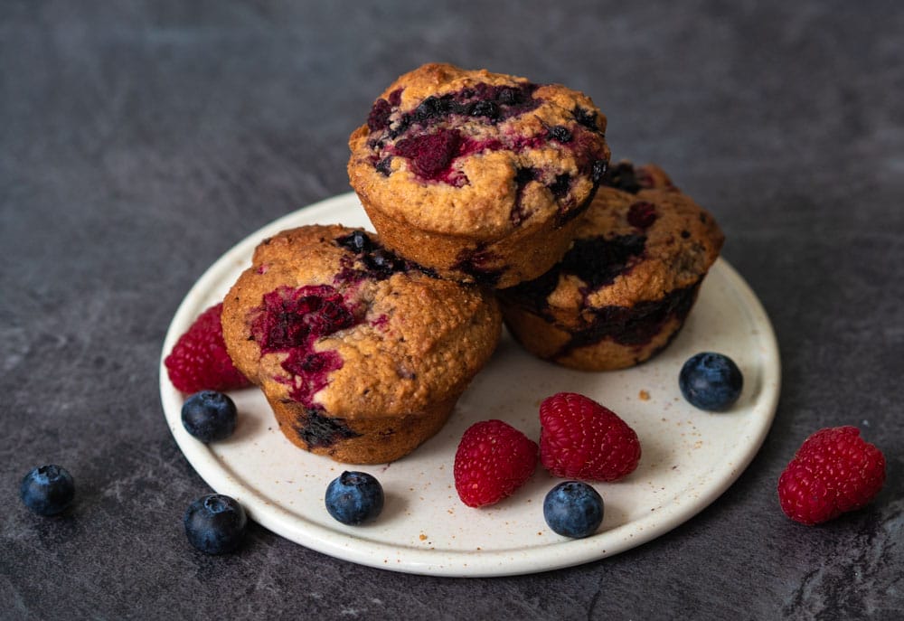 Glutenfria bärmuffins