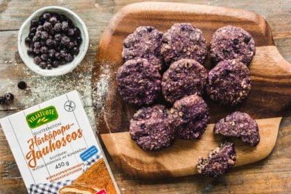 Gluteenittomat Mustikkavälipalakeksit