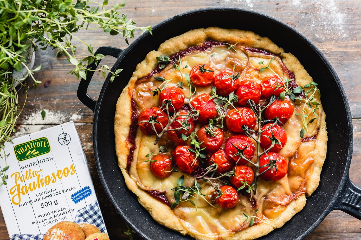 Gluteeniton pannupizza