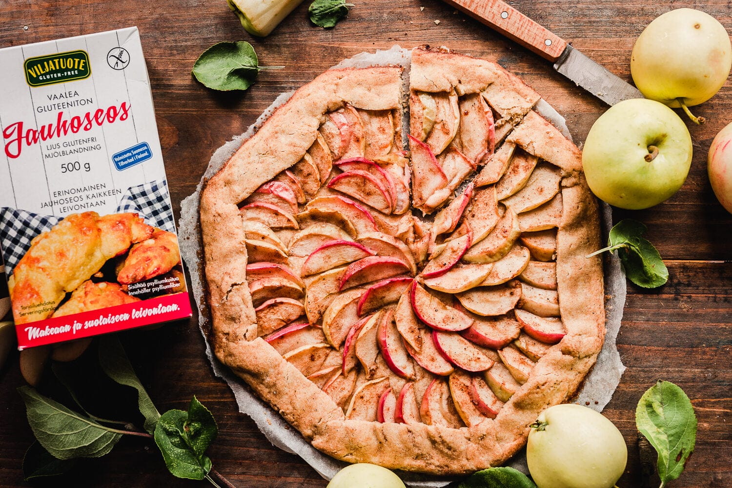 Gluteeniton omena galette
