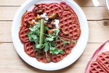 Gluteenittomat punajuurivohvelit