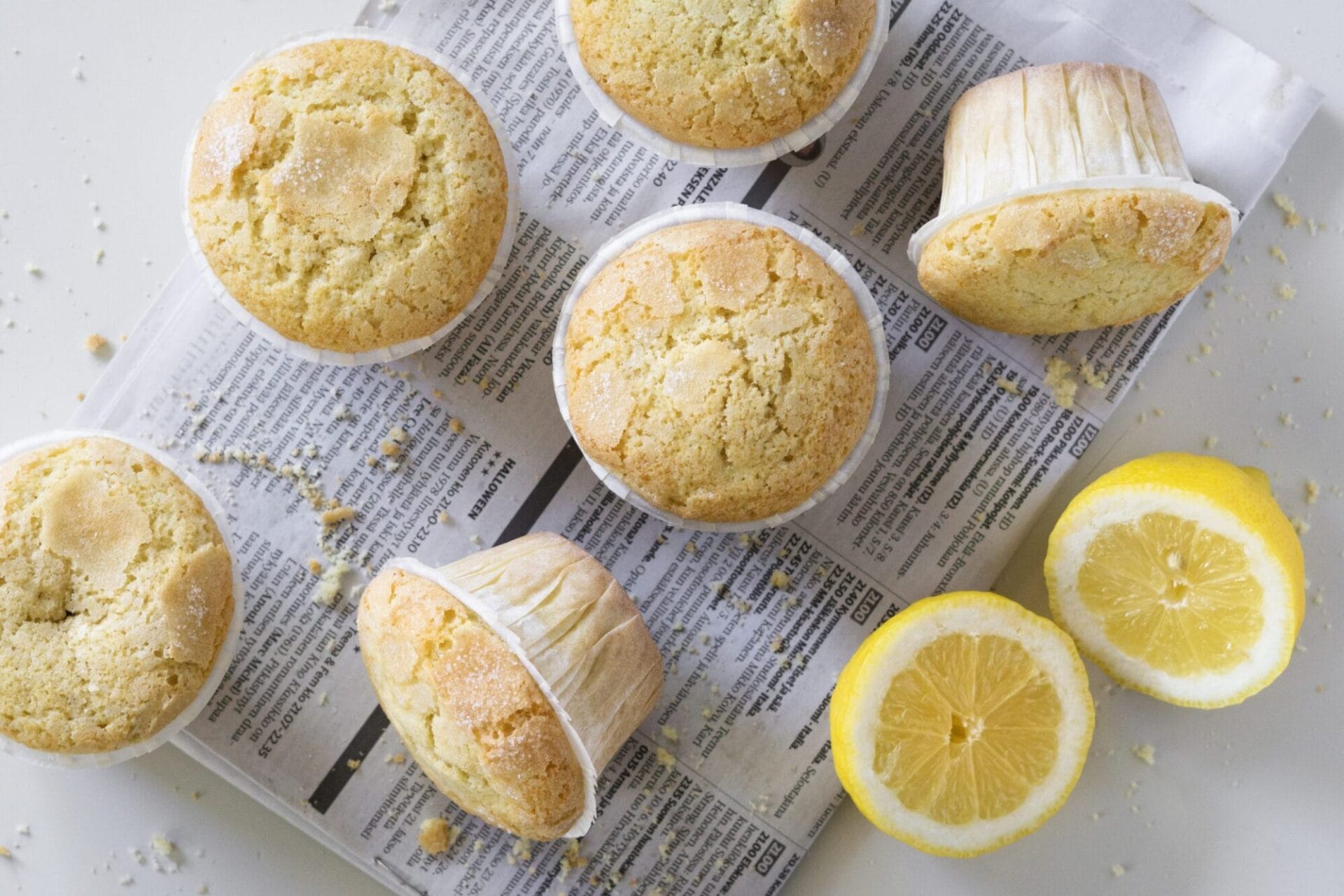 Gluteenittomat sitruunaiset riisimuffinssit