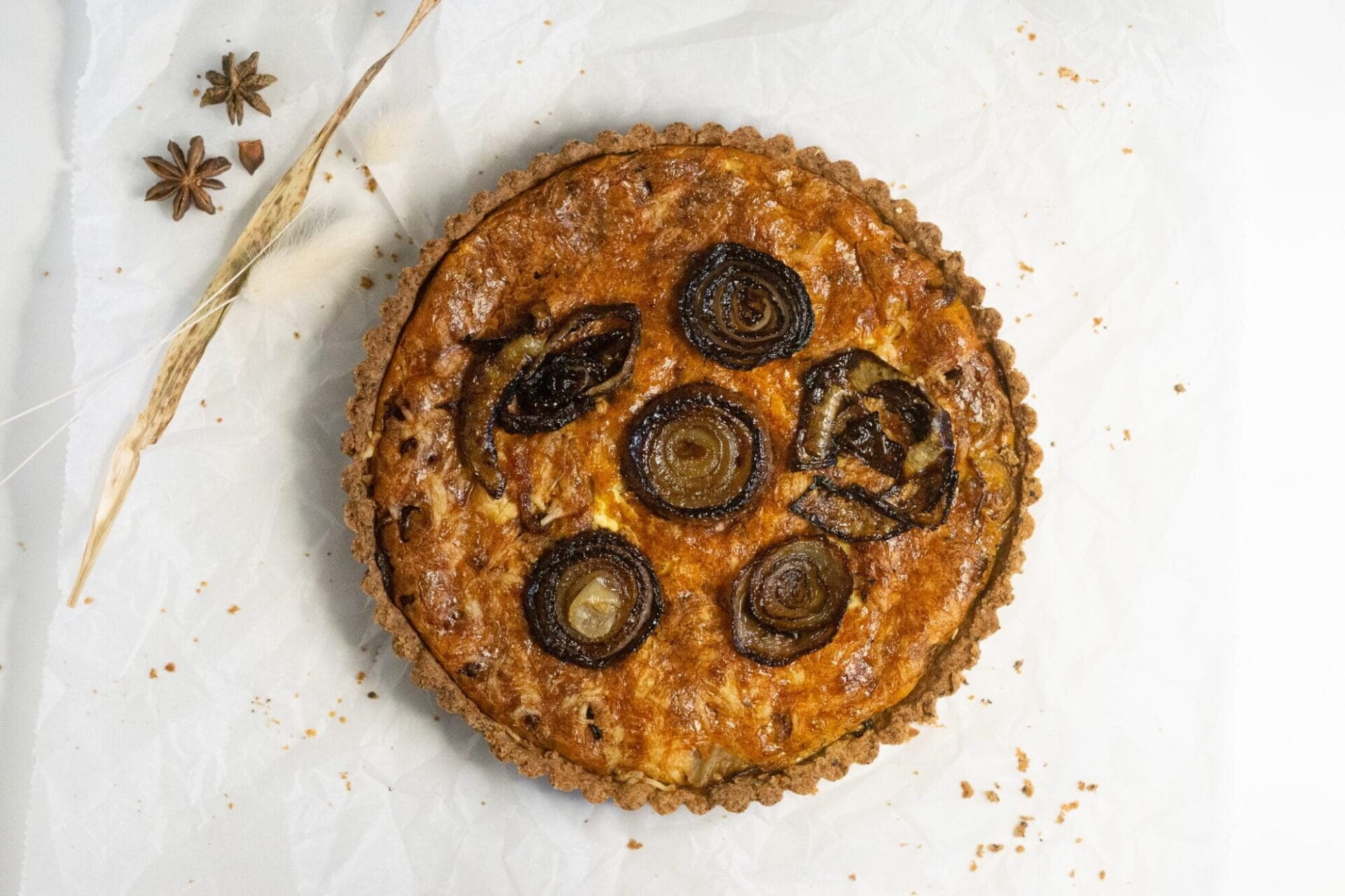 Gluten-free onion pie