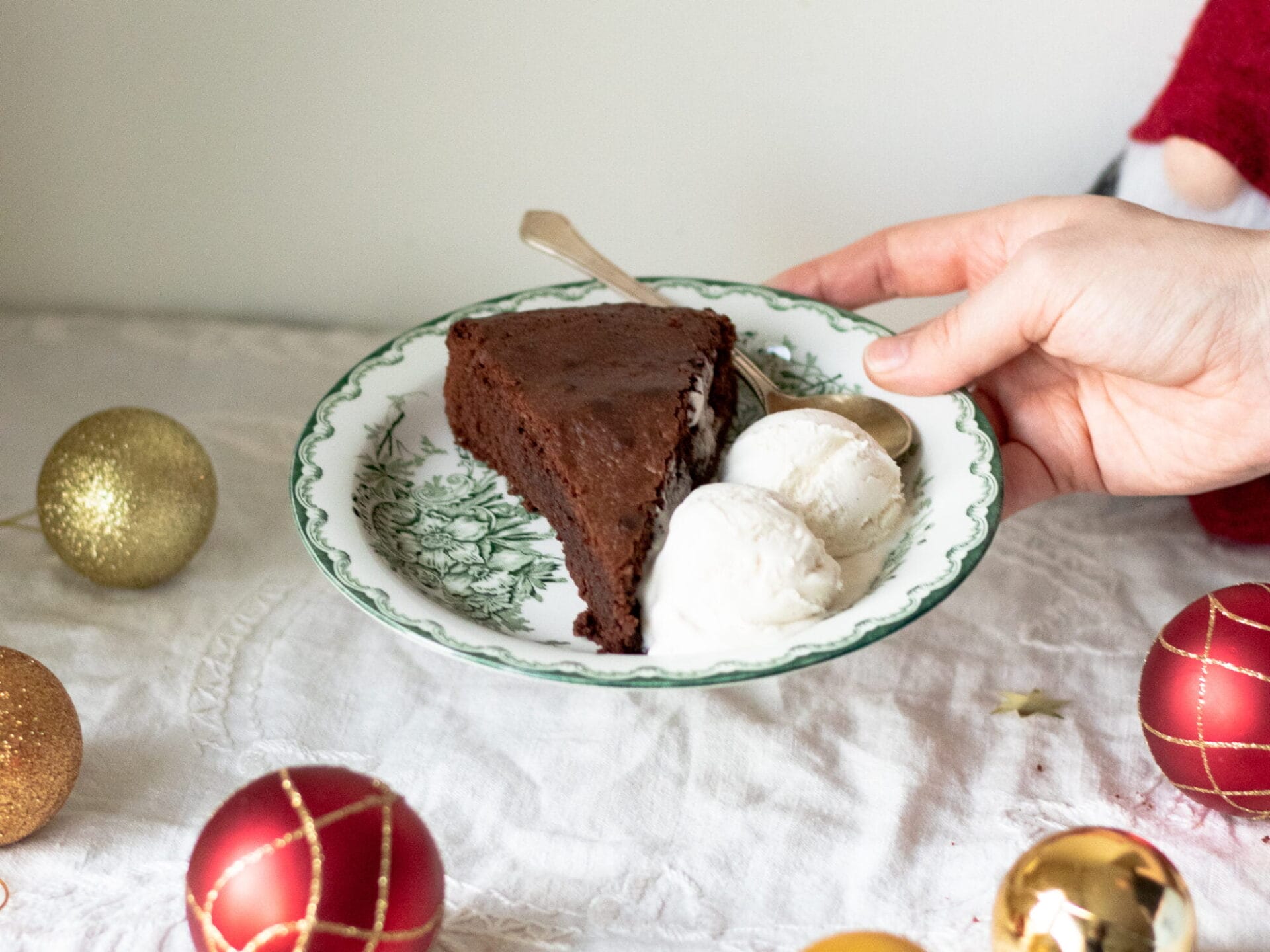 Glutenfri kladdkaka med pepparkakssmak