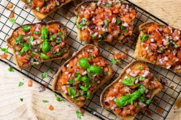 Gluteeniton bruschetta