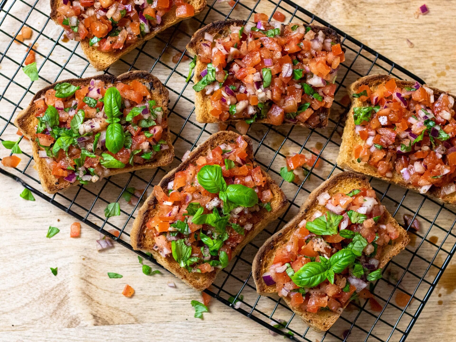 Gluteeniton bruschetta
