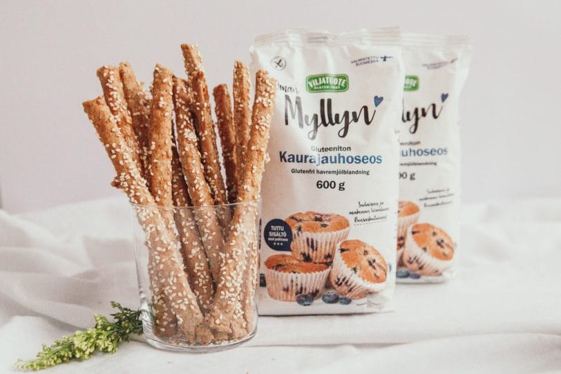 Gluteenittomat seesamtikut