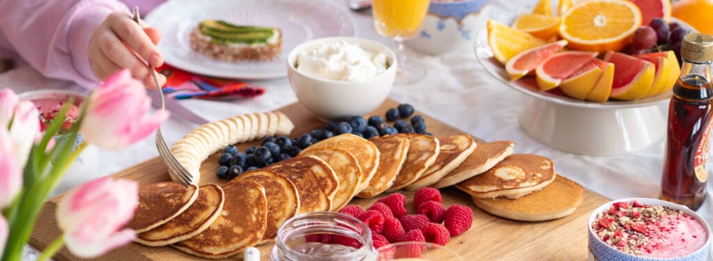 Breakfast pancake for the food insecure