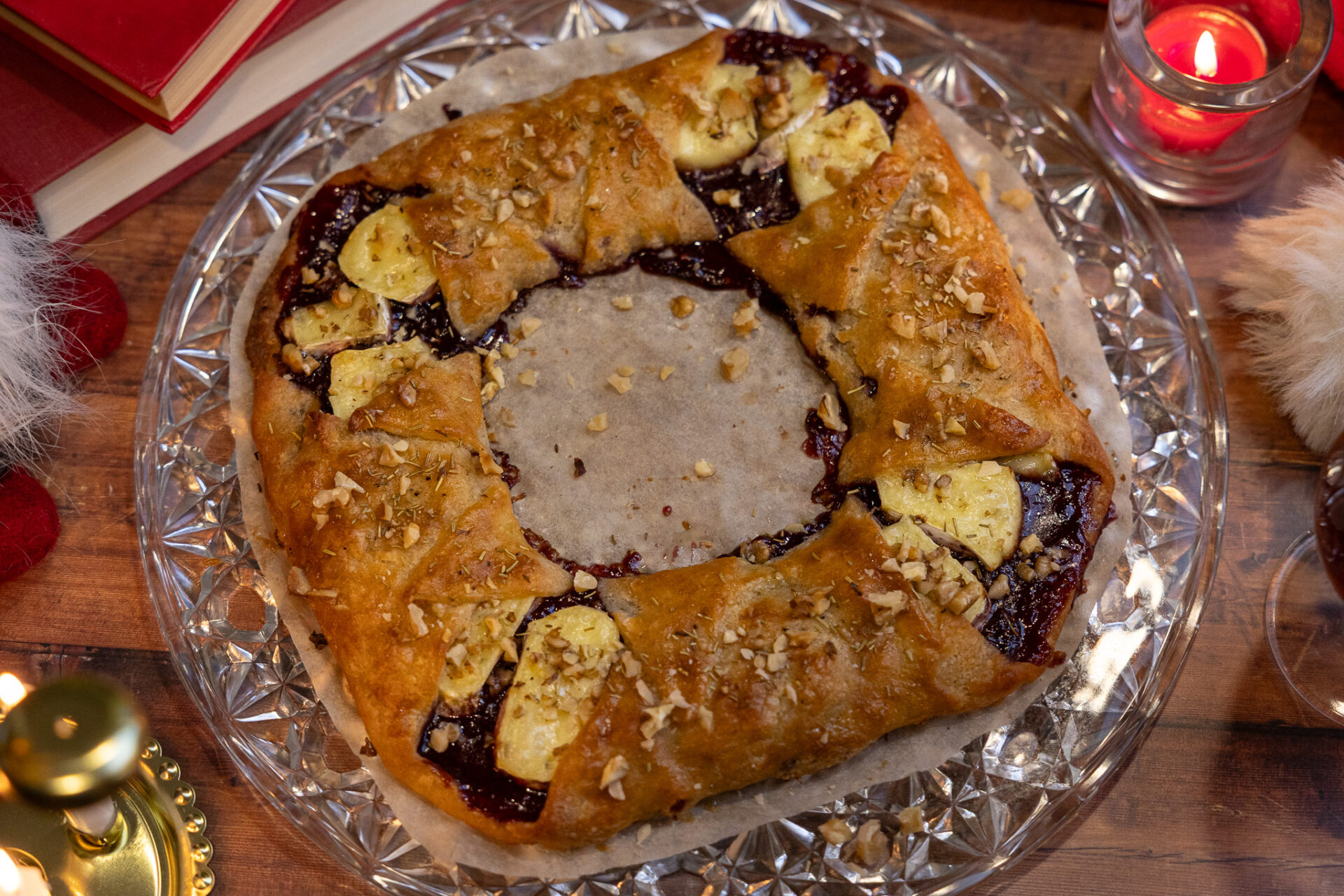 Gluteeniton Brie-kranssi
