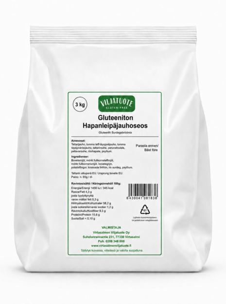 Hapanleipäjauhoseos 3kg -valkoinen Hapanleipäjauhoseos 3kg -valkoinen