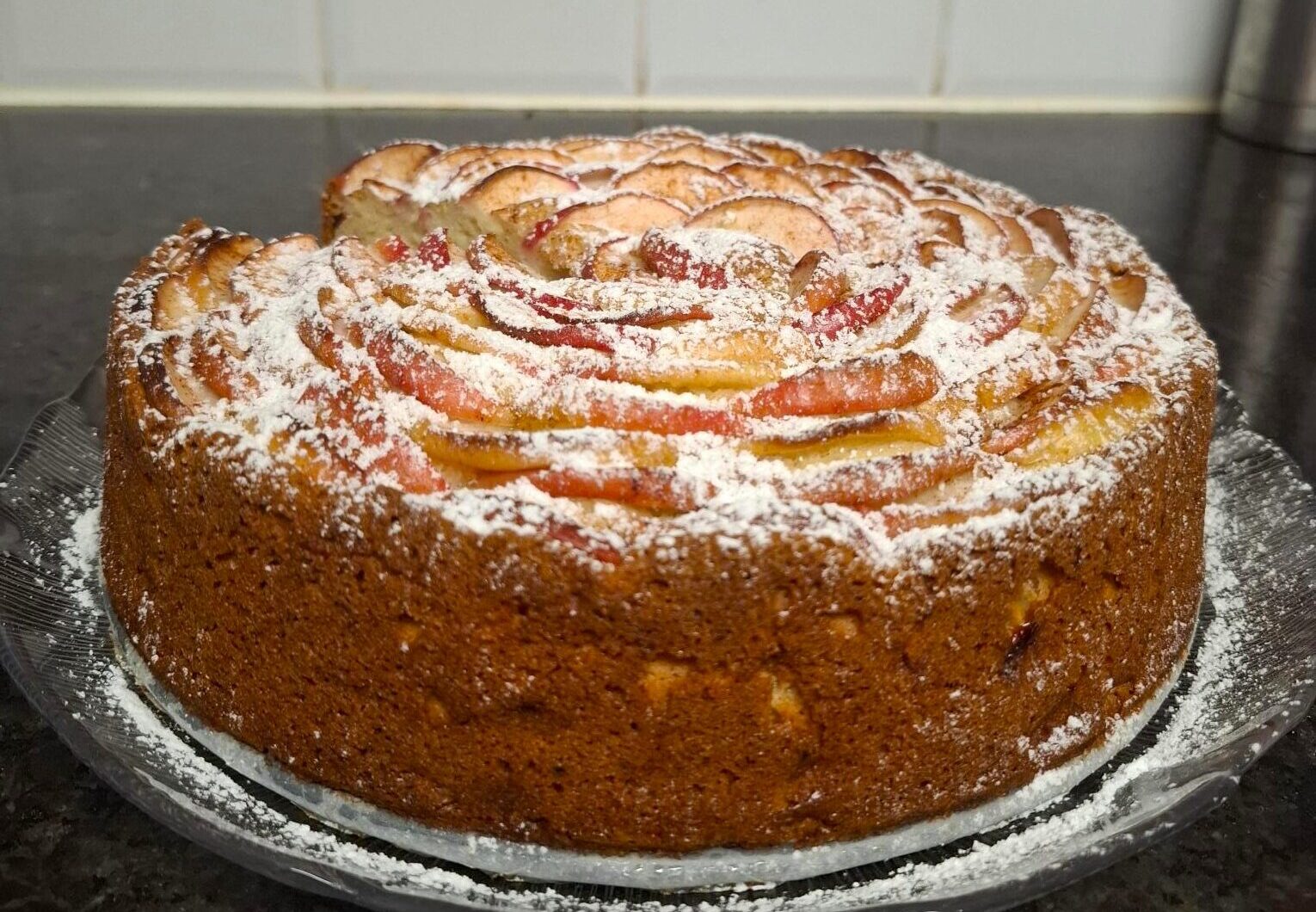 Italiensk äpple- och mascarponetårta